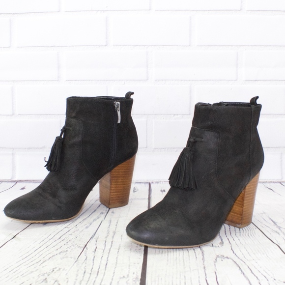 French Connection Dilyla Block Heel Ankle Boots 9 - Picture 4 of 8